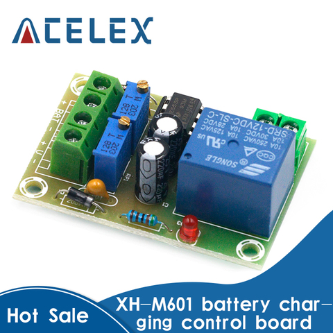 High Quality XH-M601 Battery Charging Control Board 12V Intelligent Charger Power Control Panel Automatic Charging Power ► Photo 1/6