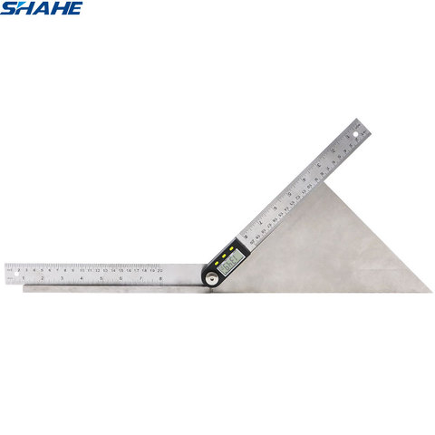 shahe 200mm Digital Protractor Inclinometer Electronic Angle Gauge Stainless Steel Angle Ruler goniometer electronic protractor ► Photo 1/6