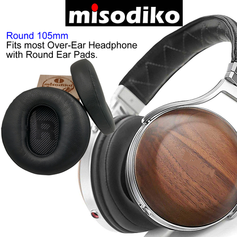 misodiko [Lambskin Leather]  Headphones Replacement Ear Pads Cushions for Denon AH-D7200 AH-D9200 AH-D5200 AH-D5000 AH-D7000 ► Photo 1/5