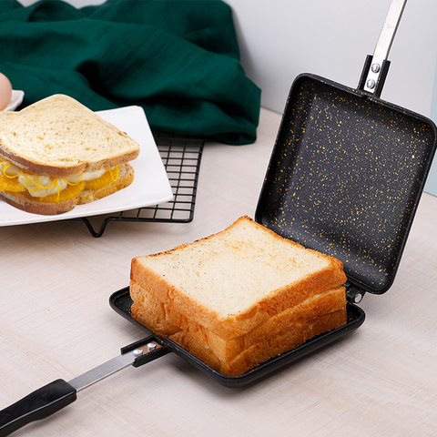 Pans Double Sided Sandwich Mold Pot Outdoor Gas Frying Pan Toast