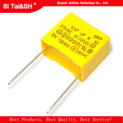 10pcs X2 Safety capacitor 15mm 275VAC 275V 0.022UF 0.047UF 0.1UF 0.15UF 0.22UF 0.33UF 0.47UF 0.68UF 1UF Polypropylene film ► Photo 1/5