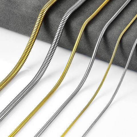Fashion Women and Men Snake Necklace Chain 316L Stainless Steel Necklace For High Quality Silver Color Jewelry Chain ► Photo 1/5