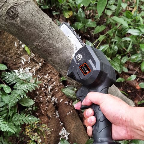 24V Portable Electric Pruning Saw Electric Saws Woodworking Electric Saw Garden Logging Mini Electric Chain Saw Lithium Battery ► Photo 1/1