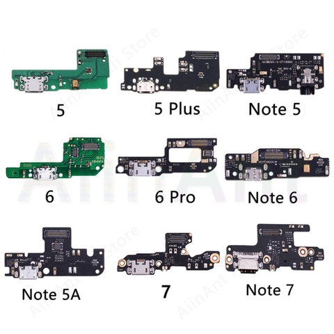 Original USB Date Charging Port Charger Dock Connector Flex Cable For Xiaomi Mi Redmi Note 5 5A 6 7 Plus Pro Global Replacement ► Photo 1/3