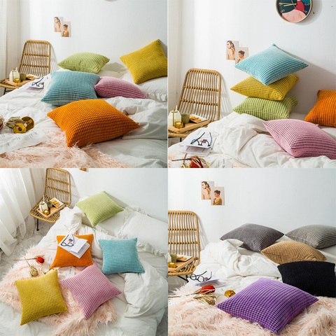 Sofa cushion cover 35x35/40x40/45x45/30x50/50x50/55x55/60x60cm decorative throw pillowcase home pillow cover ► Photo 1/6