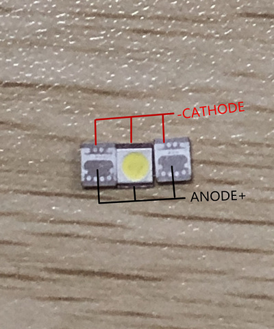 200pcs SEOUL High Power LED LED Backlight 1210 3528 2835 1W 100LM Cool white SBWVT120E LCD Backlight for TV TV Application ► Photo 1/6