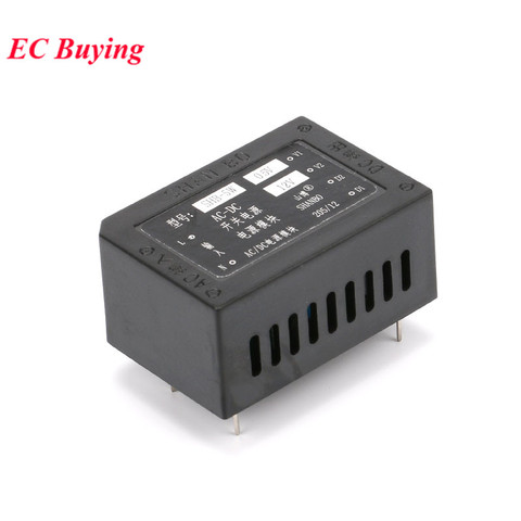 AC-DC Power Module 5V/12V 5W Dual Full Isolation AC DC Switch Power Supply Module Step Down Buck Converter 220V to 5V 12V ► Photo 1/5