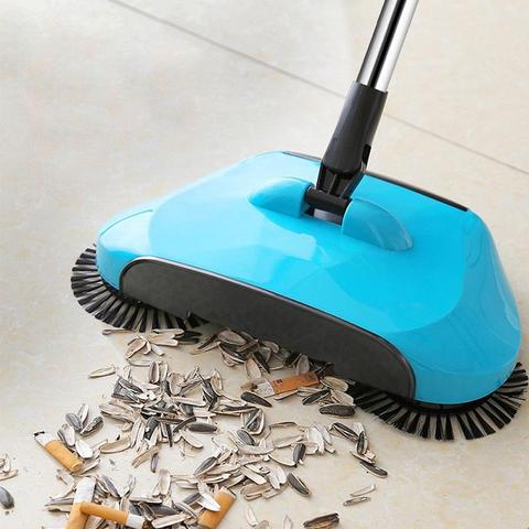 48Sweeping Machine Push Type Hand Push Magic Broom Dustpan Handle Household Cleaning Package Hand Push Sweeper mop ► Photo 1/6