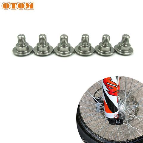 OTOM Front Fork Guard Bolt Screw For HONDA CR125 CRF250R CRF250X CRF450R CRF450X CRF450RX Motorcycle Front Axle Nut Cover Bolts ► Photo 1/6