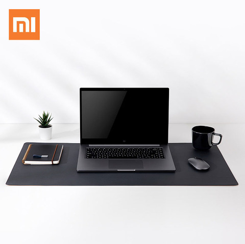 Xiaomi Extra Large PU Leather Mouse Pad Natural Oak Desk Mat Anti-fouling Waterproof Computer Mousepad Keyboard Table Cover ► Photo 1/6