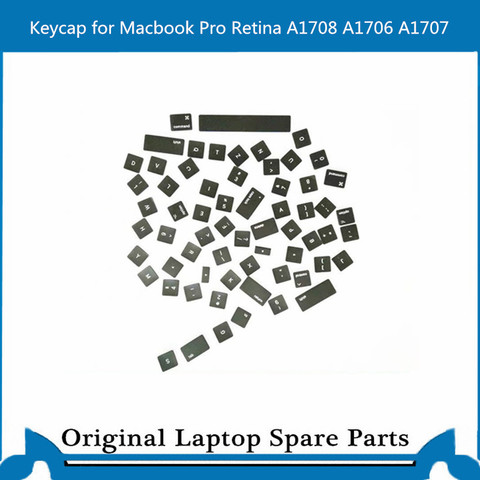 Original A1708 A1706 A1707 RU Keyboard Key Cap Genuine New for Macbook Pro 13.3