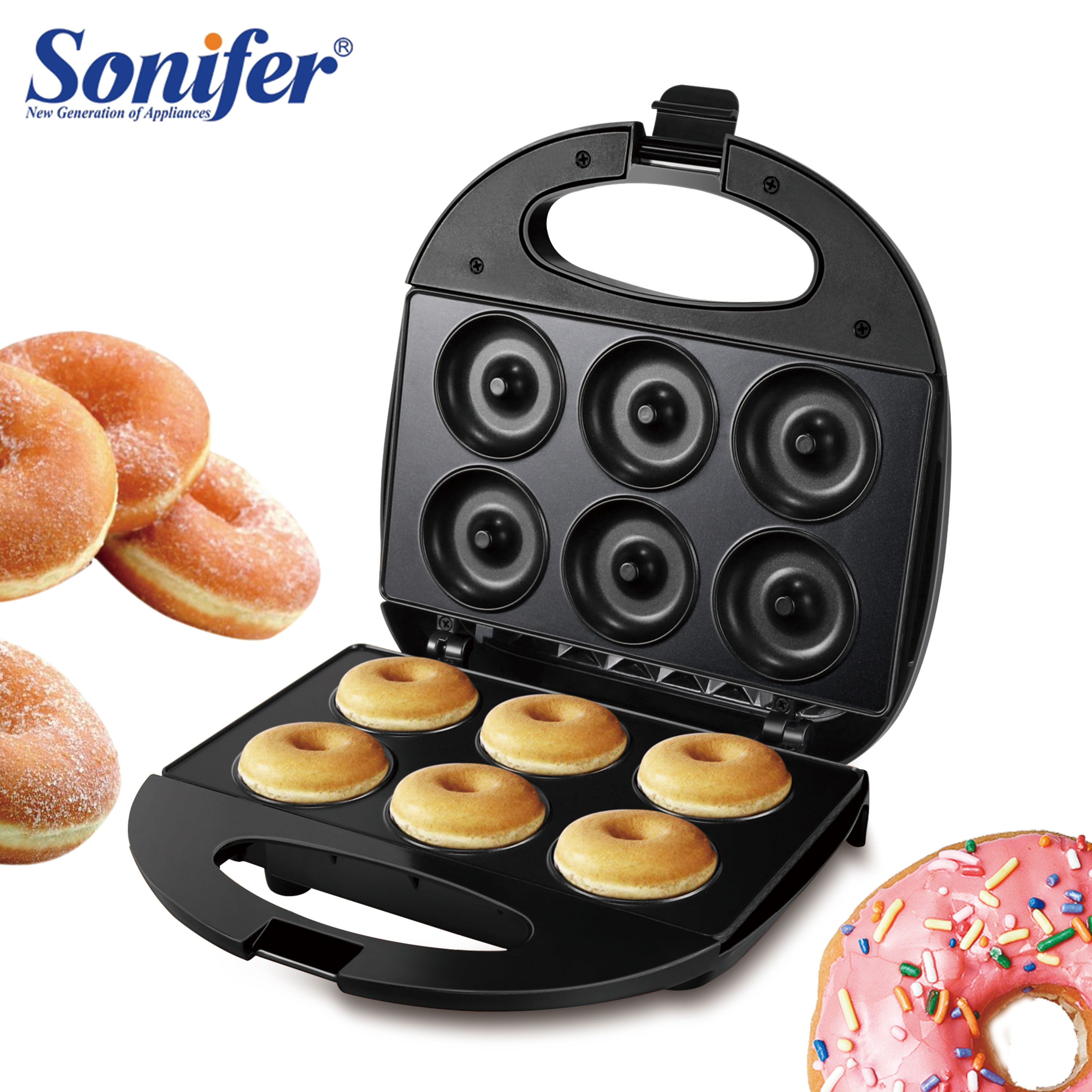 110V/220V Electric Mini Waffles Maker Machine DIY Home Use Mini Donuts  Machine Doughnut Maker Egg Cake Bread Heating Oven Pan - AliExpress