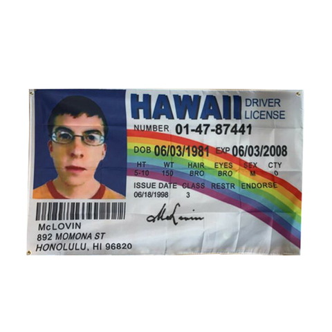 90x150cm 3x5 ft McLovin Flag ► Photo 1/6