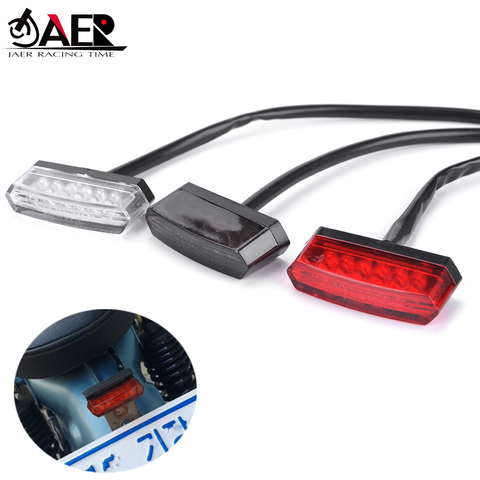 Universal 12V Motorcycle Rear Brake LED Tail Stop Light Lamp for Dirt Taillight Rear License Plate Light Decorative Lamp ► Photo 1/6