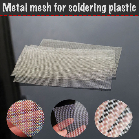 5 PCs Mesh metal for repair of plastic parts, mesh for soldering plastic, repair of bumpers, mesh 25x12,5 cm ► Photo 1/6