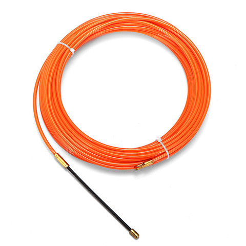 4mm 5 Meter To 40 Meter Orange Guide Device Nylon Electric Cable Push Pullers Duct Snake Rodder Fish Tape Wire ► Photo 1/6