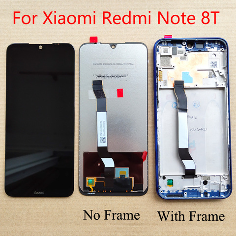 Original High Quality Black 6.3 inch For Xiaomi Redmi Note 8T Global M1908C3XG LCD Display Touch Screen Digitizer Assembly ► Photo 1/6