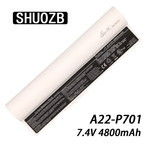 4400mAh 7.4V A22-P701 A22-P700 A22-700 P22-900 Laptop Battery For Asus Eee PC 2G 4G 8G 2G 700 701 900 Surf X Notebook Batteries ► Photo 1/6