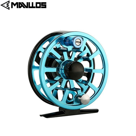 Mavllos 3/4 5/6 7/8WT Fly Fishing Reel 3 Stainless Steel Bearings CNC Machine Frame Ultralight Aluminum Ice Fly Reel ► Photo 1/5