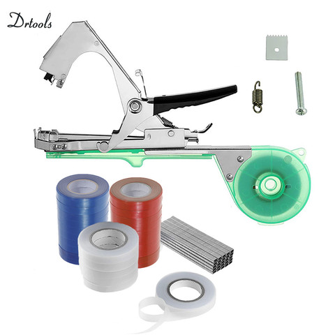 Drtools Garter Plants Tying Machine Plant Branch Hand Tying Binding Machine Minced Vegetable Tapetool Tapener Tapes Garden Tools ► Photo 1/6