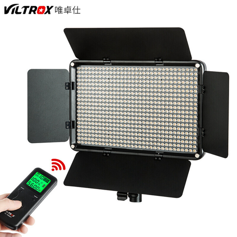 VILTROX VL-D640T Video LED Light Bi-color Dimmable Wireless remote Panel 50W/4400LM for studio shooting ► Photo 1/6