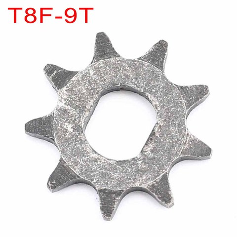 T8F-9T 9 Tooth Front Sprocket For 500W 1000W Electric Scooter 43cc 47cc 49cc Mini Pocket Dirt Bike ATV ► Photo 1/4