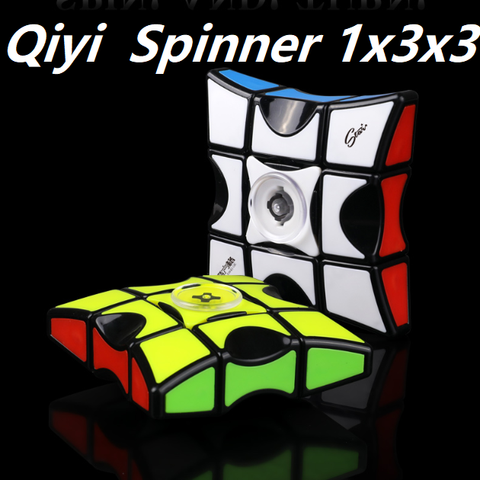 Cheapest QiYi Mofangge Spinner Cube 1x3x3 Speed Magic Puzzle Fingertip Cubo Magico Games Educational Learning Toys For Children ► Photo 1/6