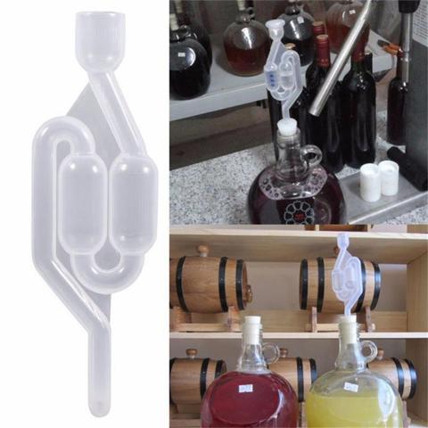 1 Pcs One-Way Exhaust Water Seal Reusable Beer Tool Air Lock Homebrew Wine Fermentation Air Lock Plastic Bubble Grommet Kitchen ► Photo 1/6