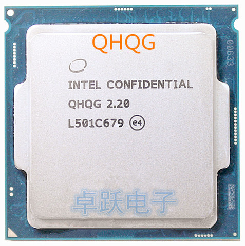 INTEL QHQG versión de ingeniería ES de I7 6400T I7-6700K 6700K procesador CPU 2,2 GHz Q0 paso quad-core socket 1151 ► Photo 1/1