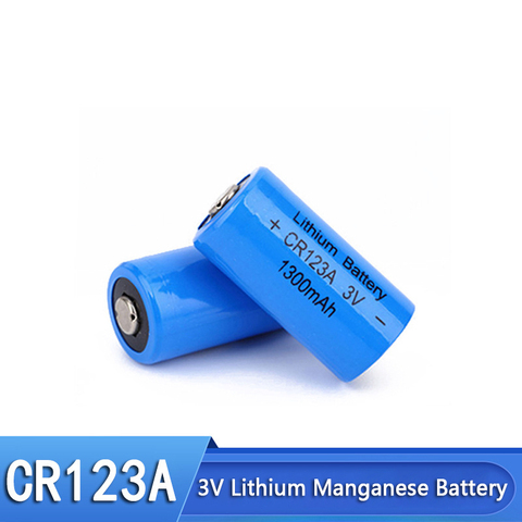 CR123A 1300mah 3V Lithium battery cell for GPS security system camera medical equipment ► Photo 1/5