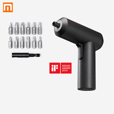 (In stock) Xiaomi Mijia Cordless Rechargeable Screwdriver 3.6V 2000mAh Li-ion 5N.m Electric Screwdriver With 12Pcs S2 Screw Bits ► Photo 1/6