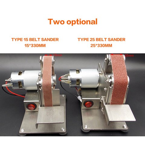 Multifunctional Grinder Mini Electric Belt Sander Polishing Grinding Machine Cutter Edges Sharpener Belt Grinder Sanding Sale ► Photo 1/6