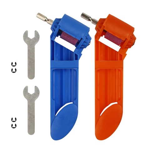Blue or Orange Corundum Grinding Wheel Bit Tool Portable Drill Bit Sharpener Twist Drill Bit Sharpening machine 2-12.5mm ► Photo 1/6