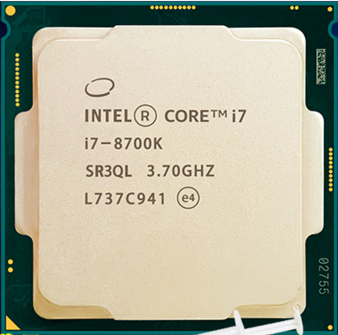 Intel/Intel I7 i7-8700K loose CPU 1151 loose official version 2011  i7 8700K ► Photo 1/1