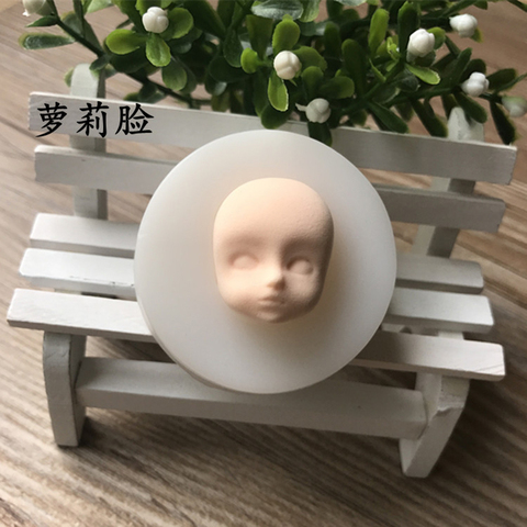 3D Baby Face Silicone Mold Chocolate Polymer Clay Craft Molds Handmade Craft Dolls Face Mold Sugar craft Mould Baking Tools ► Photo 1/6