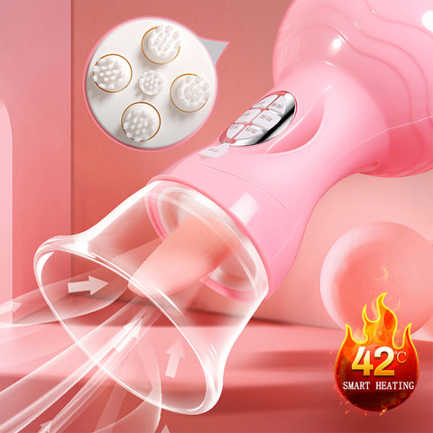 New Heating Tongue Lick Rotating Massager Nipple Sucker Clitoris Vibrator  Breast Stimulation Bra Pump Sex Toys For Women Couples - Price history &  Review, AliExpress Seller - Lesparty Official Store
