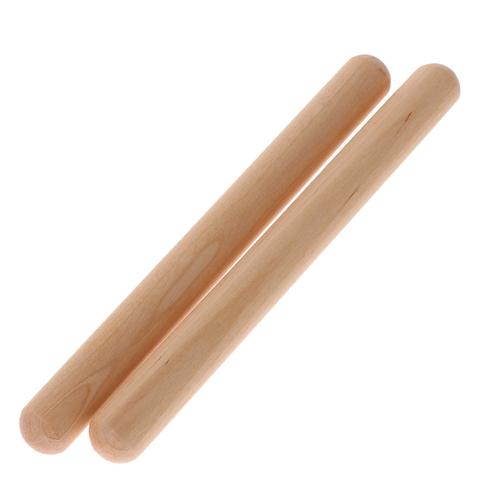 Rhythm Sticks Wooden Drum Sticks, Classic Claves Percussion Instrument, Kid Children Musical Toy Rhythm Learning ► Photo 1/6