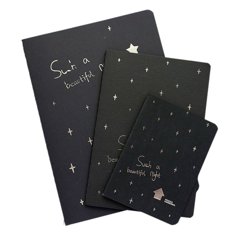 1 Notebook Diary Black Paper Notepad 16k 32k 56k Sketch Graffiti Notebook For Drawing Painting Office School Stationery Gifts ► Photo 1/6