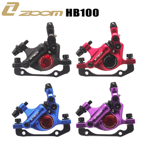 ZOOM XTECH HB100 MTB Line Pulling Hydraulic Disc Brake Calipers With Rotors 120/140/160MM for MIJIA M365 Mi Electric Scooter ► Photo 1/6