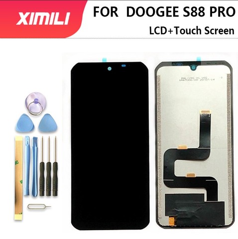 New Original Doogee S88 Pro LCD Display And Touch Screen Digitizer Assembly 6.3 inch For Doogee S88 Pro Phone Screen Replacement ► Photo 1/6