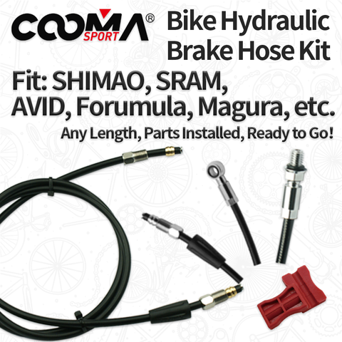 Hydraulic Disc Brake Hose with Needle, Olive, and Banjo Set, for SHIMANO, AVID, SRAM, FORMULA and Magura Hydraulic Brake ► Photo 1/6
