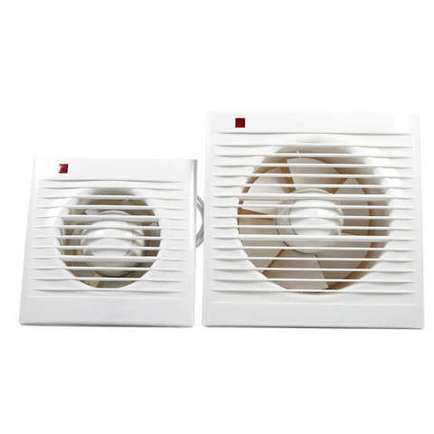 4 inch 6 inch Exhaust Fan Home Bathroom Toilet Kitchen Low Noise Ventilator Wall Mounted Extractor Pipe Exhaust Fan 220V ► Photo 1/6