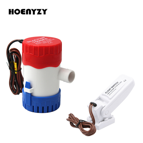 300GPH 12V DC Micro Bilge Pump 500GPH Mini Drainage Pump 24V  750GPH Water Pump for Boat Yacht Cabin 1100GPH with Float Switch ► Photo 1/1