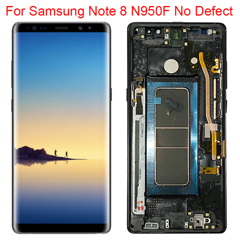 Original Note 8 LCD For Samsung Galaxy Note 8 Display With Frame 6.3