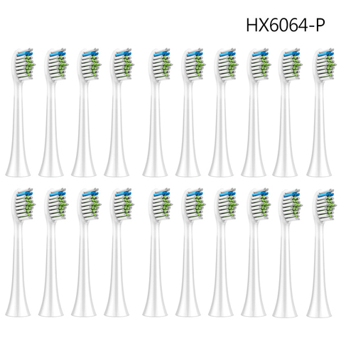 32PCS HX6064 Electric ToothBrush Heads For PH Soni care Flex Care Diamond Clean HX6902  HX6930 HX9340 HX6950 HX6710 HX9140 ► Photo 1/6