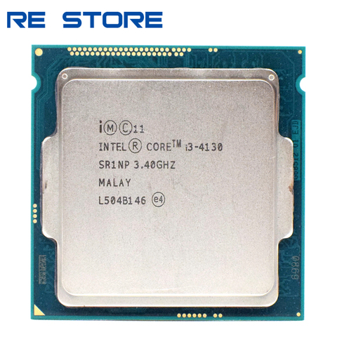 used Intel Core i3 4130 3.40GHz 512KB/3MB Socket LGA1150 Haswell CPU Processor SR1NP ► Photo 1/2