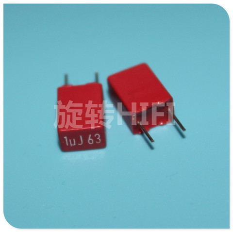 1pcs WIMA MKS2 5MM film capacitor 1uf 1.5uf 2.2uf 3.3uf 4.7uf 6.8uf 10uf 50v 63v 100v P5MM 1.0UF/63V 1000NF 2.2UF/63V 10UF/50V ► Photo 1/6