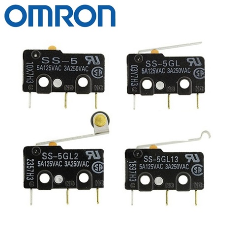 10PCS OMRON micro switch SS-5 SS-5GL SS-5GL2 SS-5GL13 new and original OMRON micro switch ► Photo 1/6