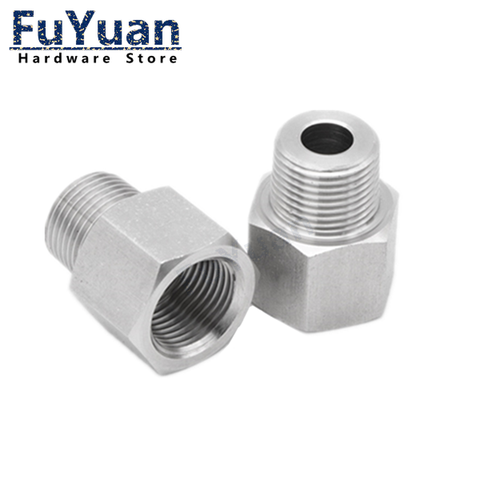 1pcs SS304 Stainless Steel Socket High Pressure Resistant Pipe Fitting M10 M14 M16 1/8