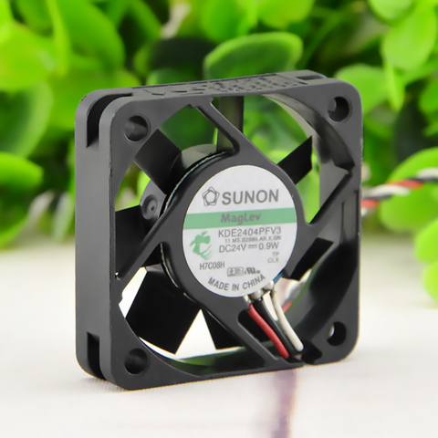 1PCS original For Sunon KDE2404PFV3 Oil bearing Cooling Axial Fan DC 24V 0.9W 4010 40*40*10mm ► Photo 1/5